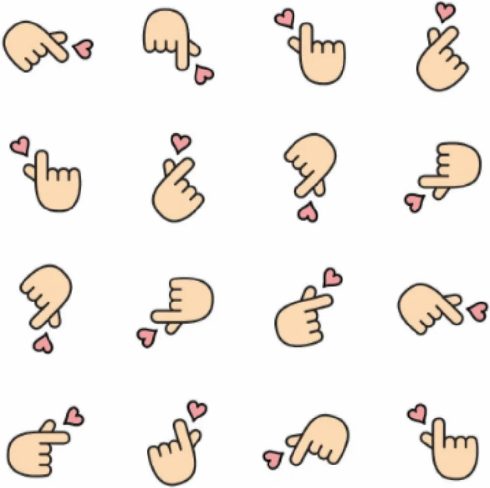 NEW! Peel & Stick Wallpaper - To All The Boys I've Loved Before - Finger Heart